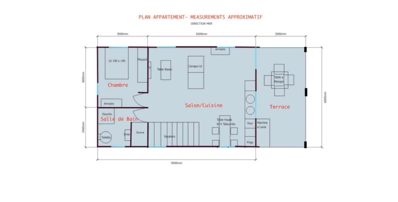 Bleu Horizon Apartment Saint-Leu Bagian luar foto